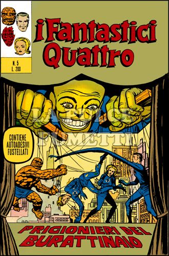 FANTASTICI QUATTRO #     5: PRIGIONIERI DEL BURATTINAIO - NO  ADESIVI